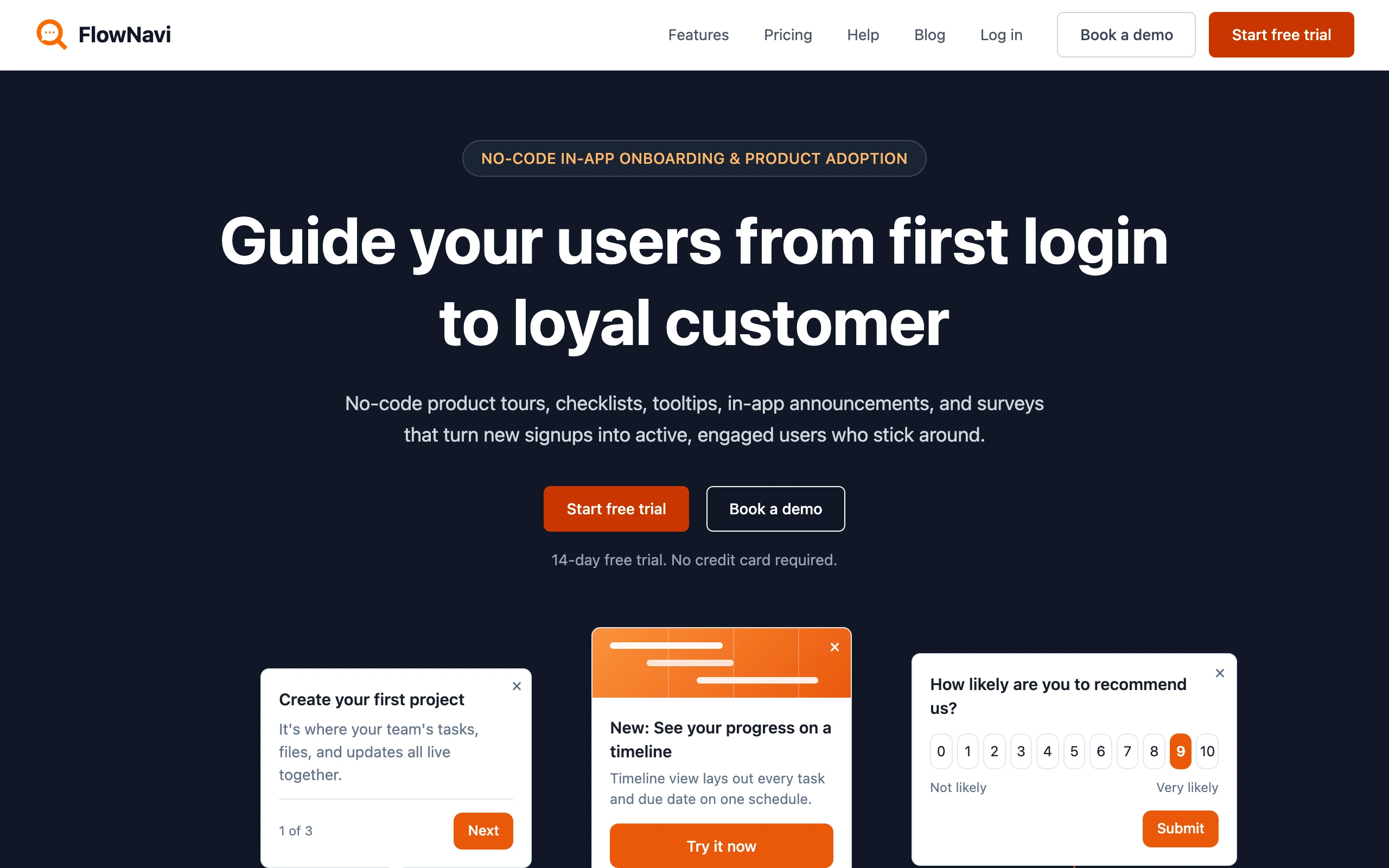 FlowNavi website hero image screenshot